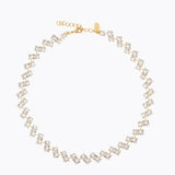 Caroline Svedbom - Fiona Necklace Crystal Gold