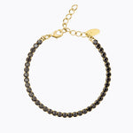 Caroline Svedbom - Jet Hematite Bracelet Jet Hematite Gold