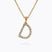 Caroline Svedbom - Mini Letter Necklace Letter D Gold