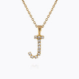 Caroline Svedbom - Mini Letter Necklace Letter J Gold
