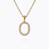 Caroline Svedbom - Mini Letter Necklace Letter O Gold
