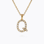 Caroline Svedbom - Mini Letter Necklace Letter Q Gold