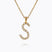 Caroline Svedbom - Mini Letter Necklace Letter S Gold