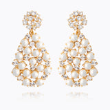 Caroline Svedbom - All Of Me Earrings Pearl Crystal Gold