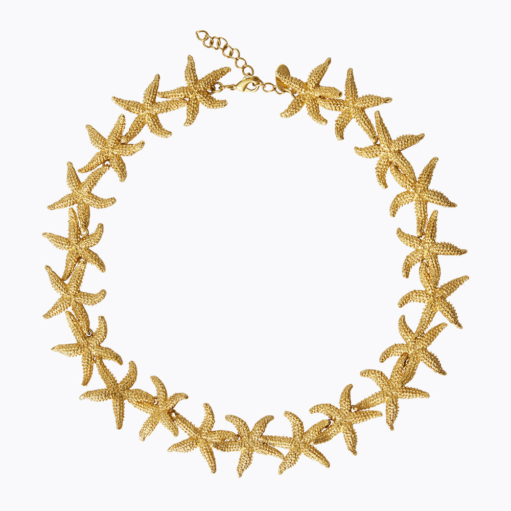 Caroline Svedbom - Sea Star Statement Necklace Gold Gold