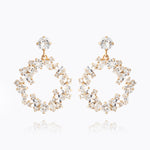 Caroline Svedbom - Circle Of Love Earrings Crystal Gold