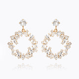 Caroline Svedbom - Circle Of Love Earrings Crystal Gold