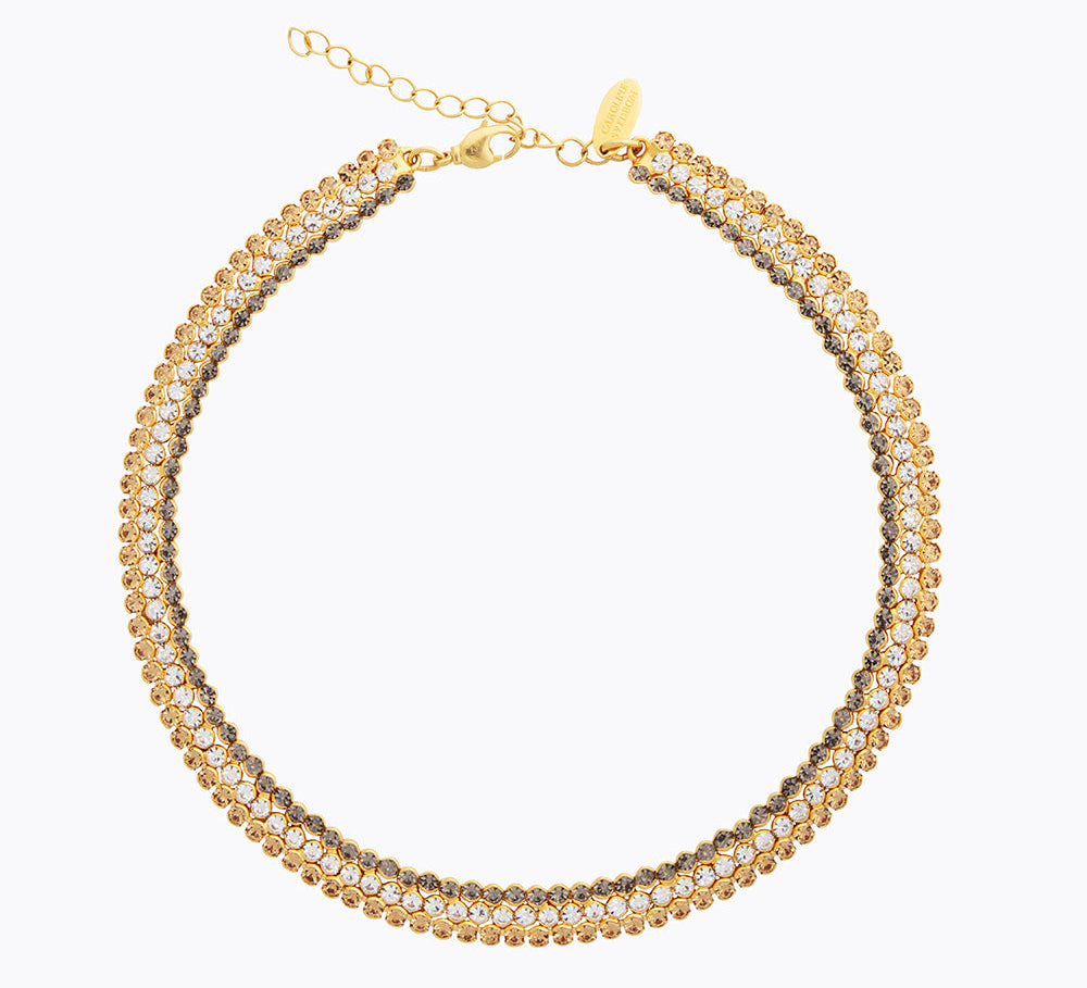 Caroline Svedbom - Siri Choker Golden Combo Gold
