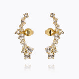 Caroline Svedbom - Mirabel Earrings Crystal Gold