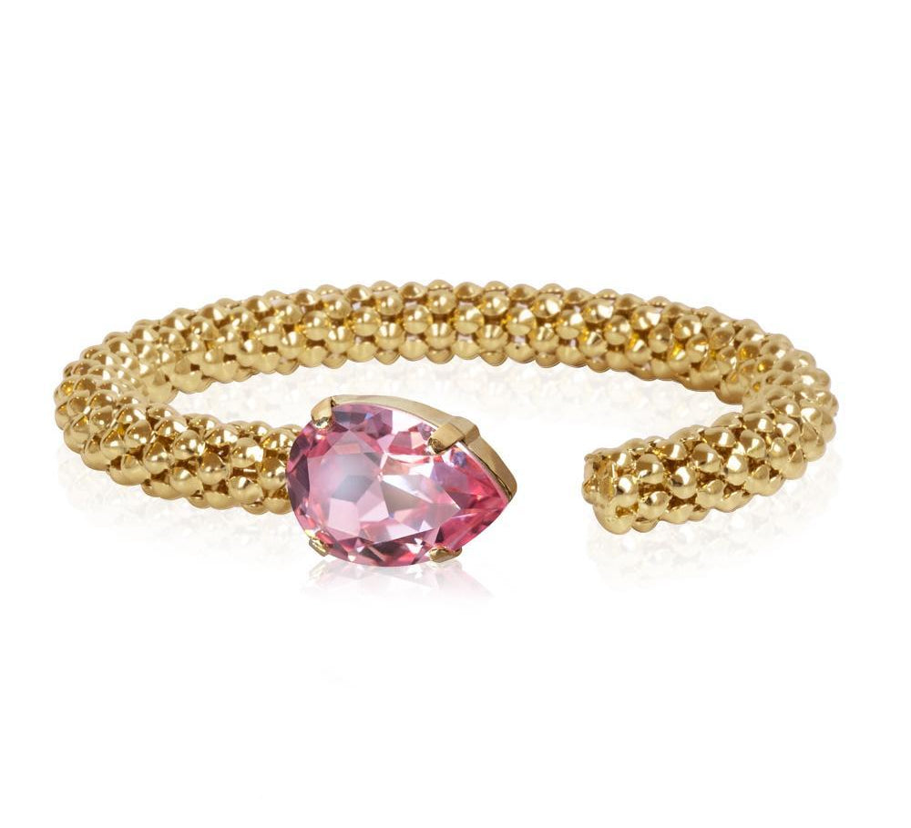 18k gold plated Bracelet with swarovski crystals