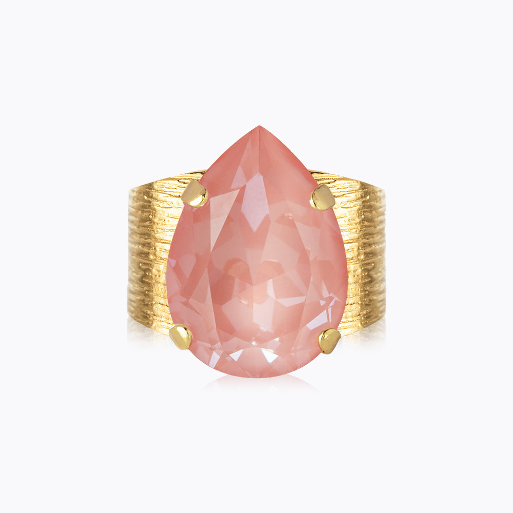 Caroline Svedbom - Classic Drop Ring Flamingo Ignite Gold