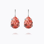 Caroline Svedbom - Mini Drop Clasp Earrings Rose Peach Rhodium