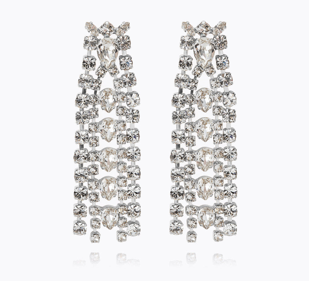 Caroline Svedbom - Mini Penelope Earrings Crystal Rhodium