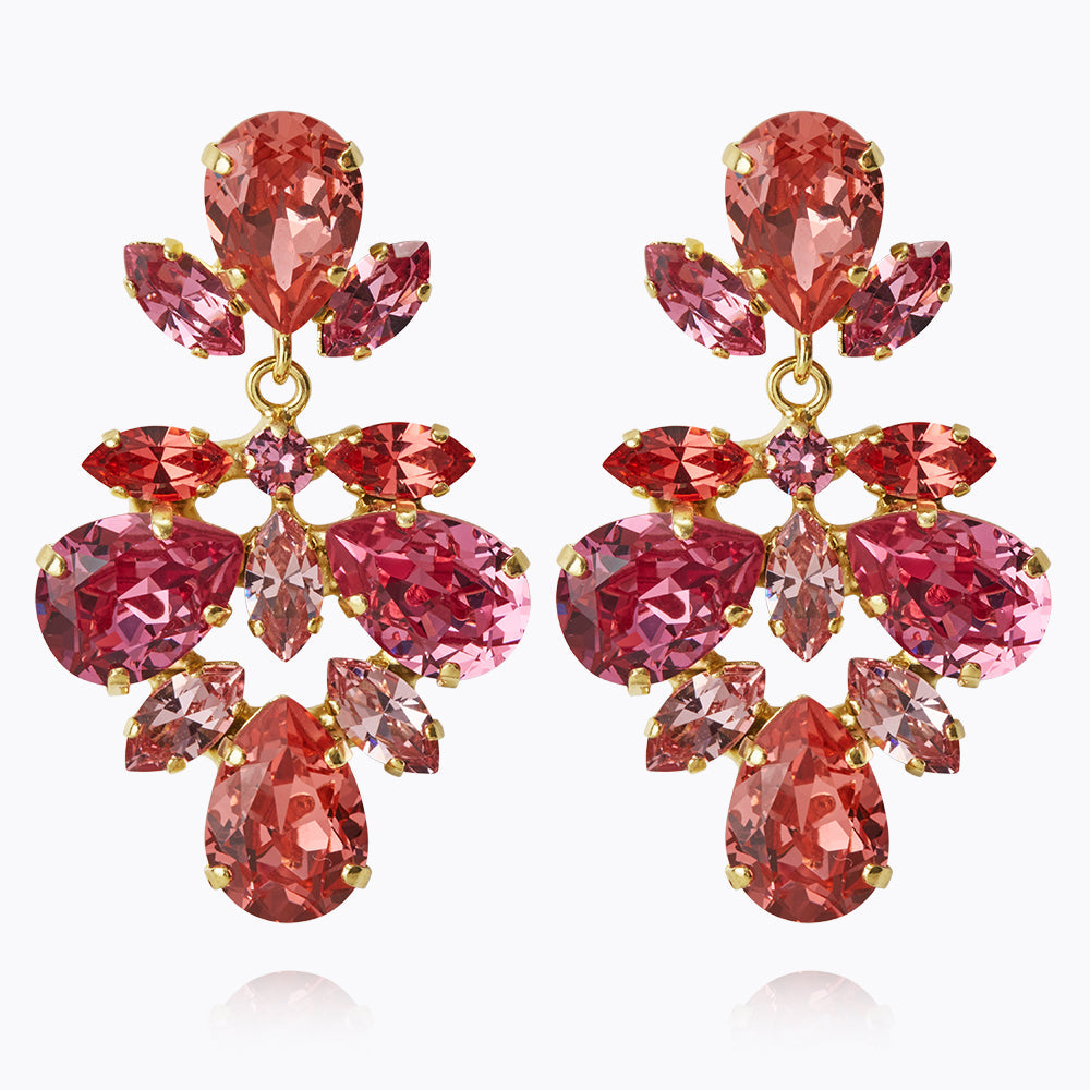 Caroline Svedbom - Selene Earrings Sunset Combo Gold