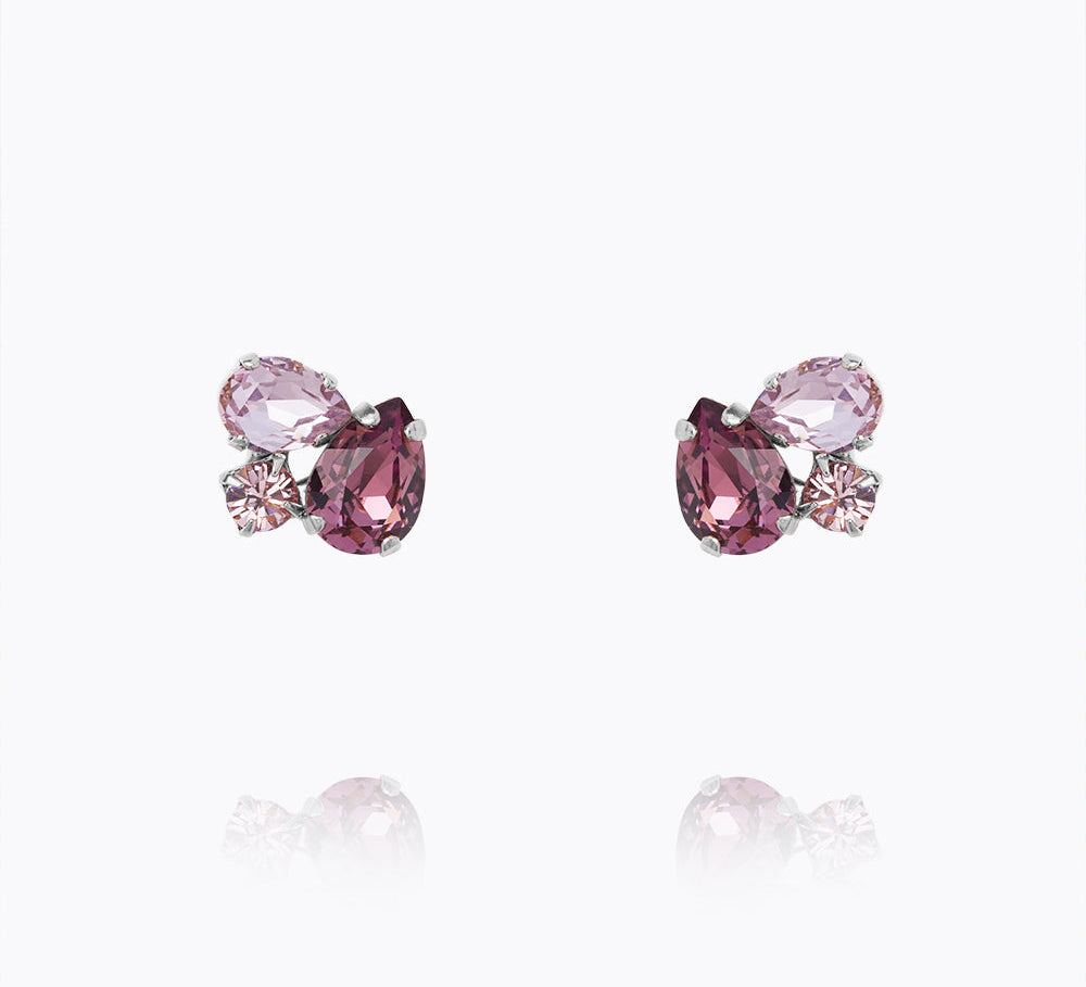 Caroline Svedbom - Alisia Earring Violet Combo Rhodium