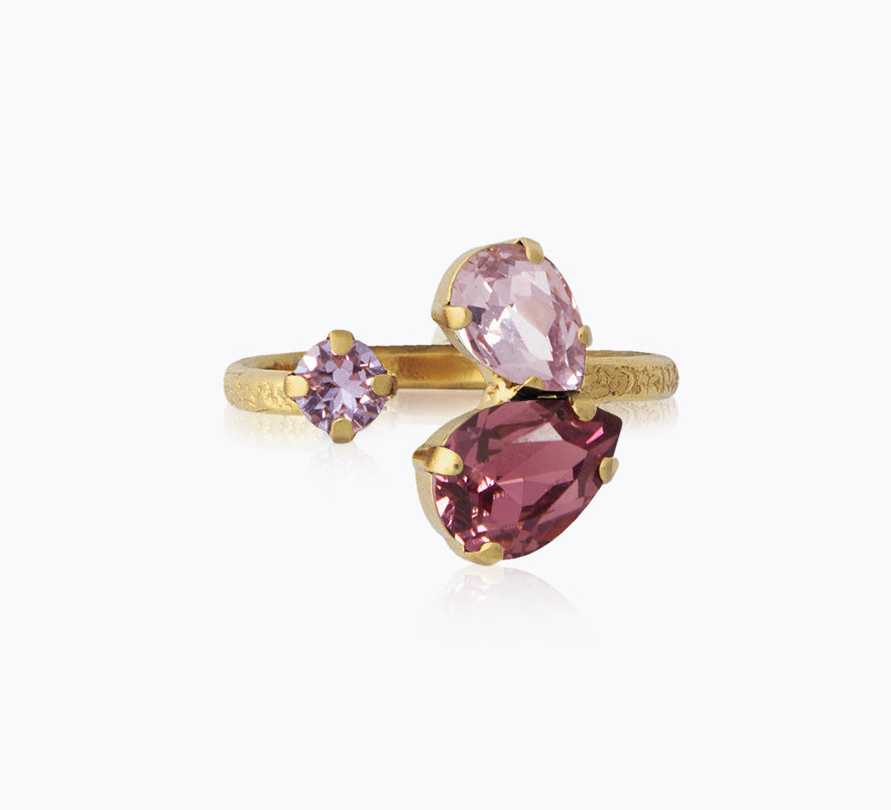 Caroline Svedbom - Alisia Ring Violet Combo Gold