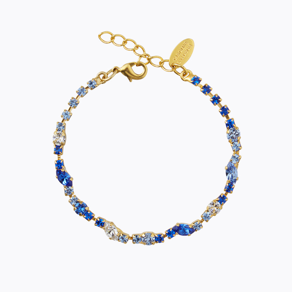 Caroline Svedbom - Antonia Bracelet Blue Combo Gold