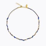 Caroline Svedbom - Antonia Necklace Blue Combo Gold