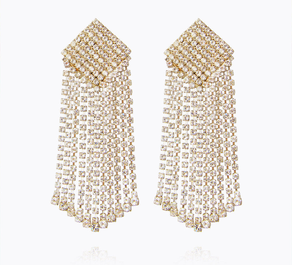 Caroline Svedbom - Jodie Earrings Crystal Gold