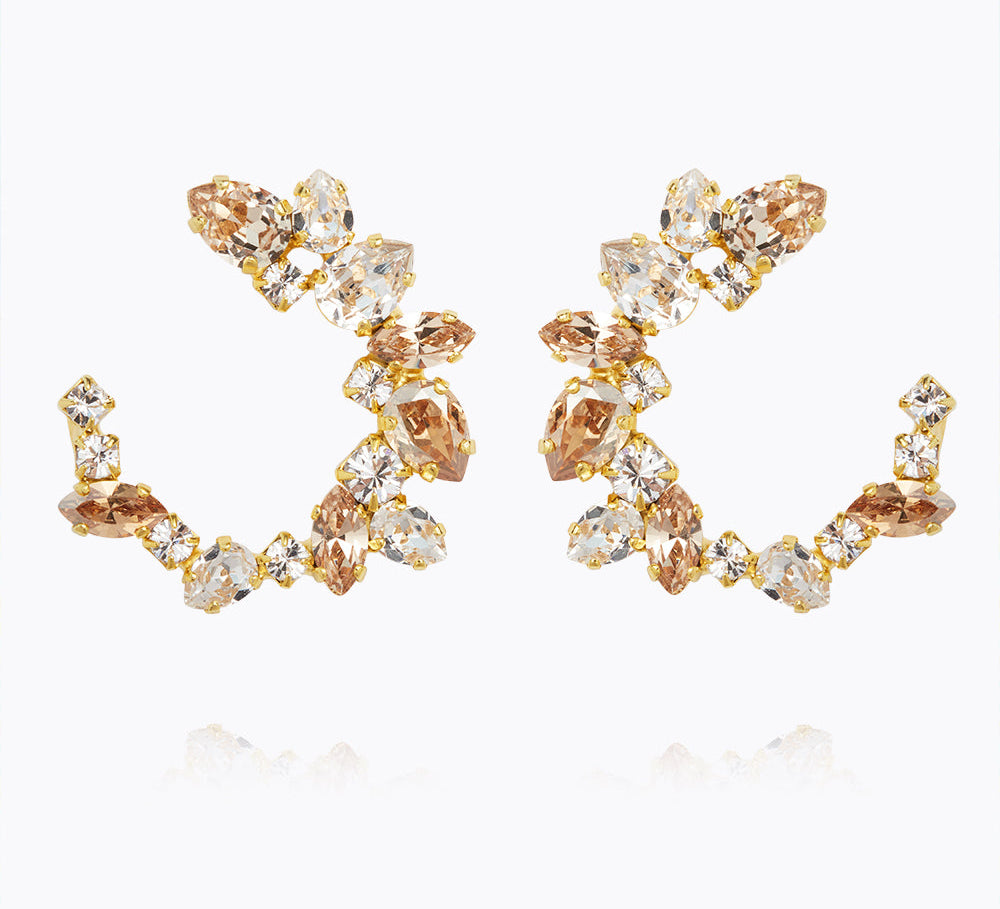Caroline Svedbom - Calliope Earrings Golden Combo Gold