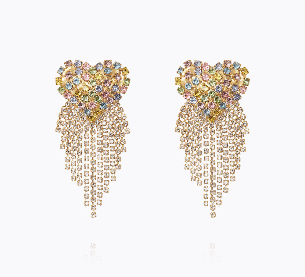 Caroline Svedbom - Mini Cordelia Earrings Pastel Combo Gold