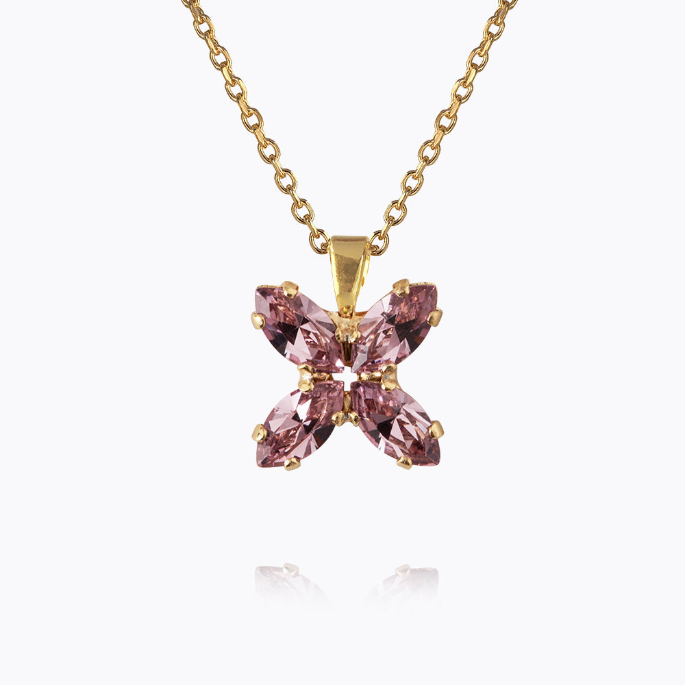 Caroline Svedbom - Crystal Star Necklace 50 Light Amethyst Gold