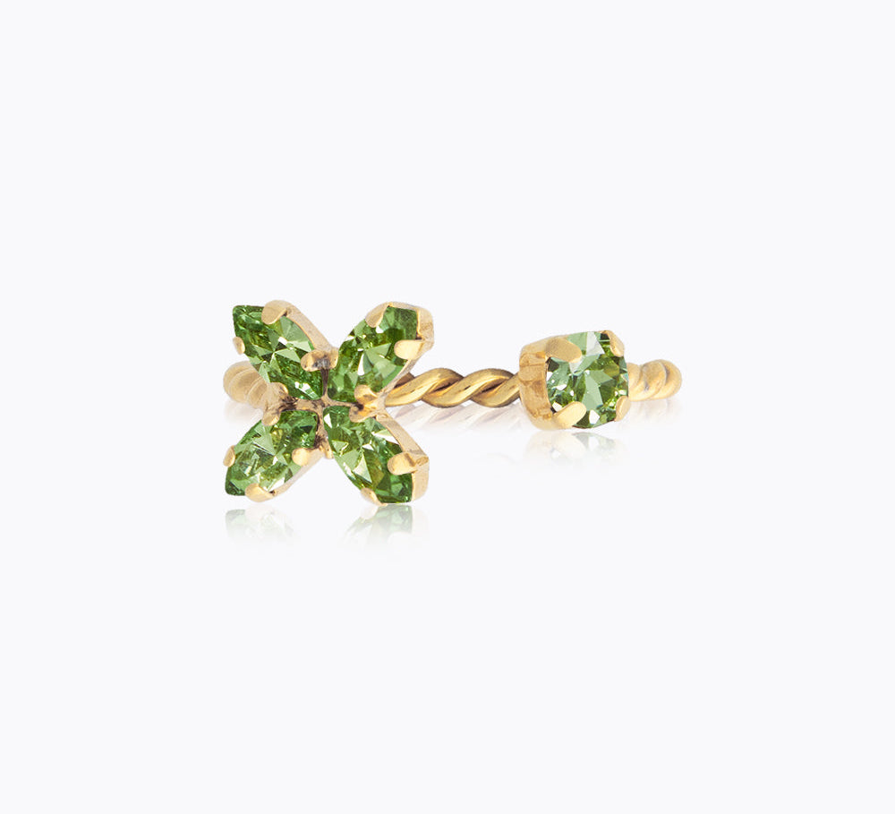 Caroline Svedbom - Crystal Star Ring Peridot Gold