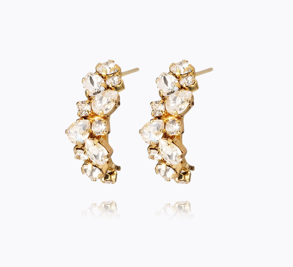 Caroline Svedbom - Gabriella Earrings Crystal Gold