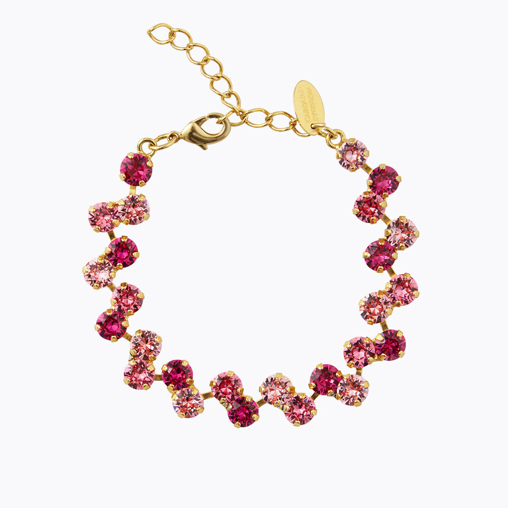 Caroline Svedbom - Fiona Bracelet Rose Combo Gold