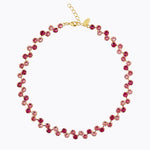 Caroline Svedbom - Fiona Necklace Rose Combo Gold