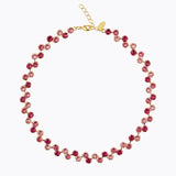 Caroline Svedbom - Fiona Necklace Rose Combo Gold