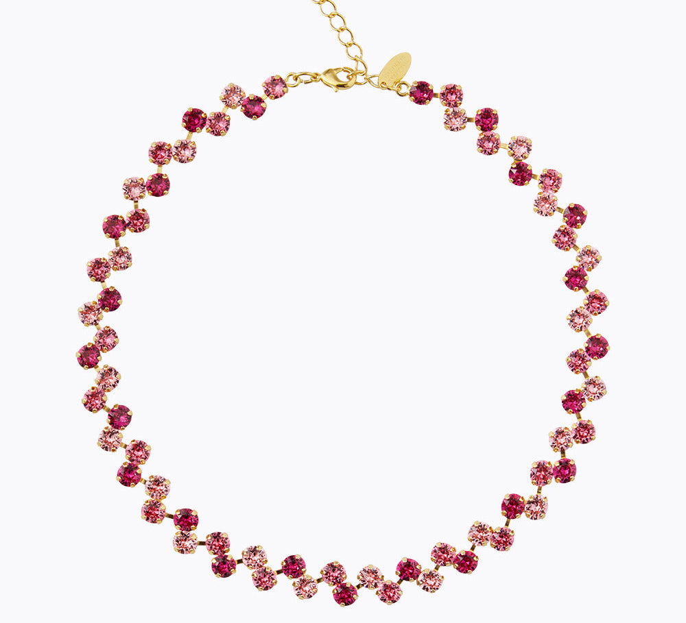 Caroline Svedbom - Fiona Necklace Rose Combo Gold