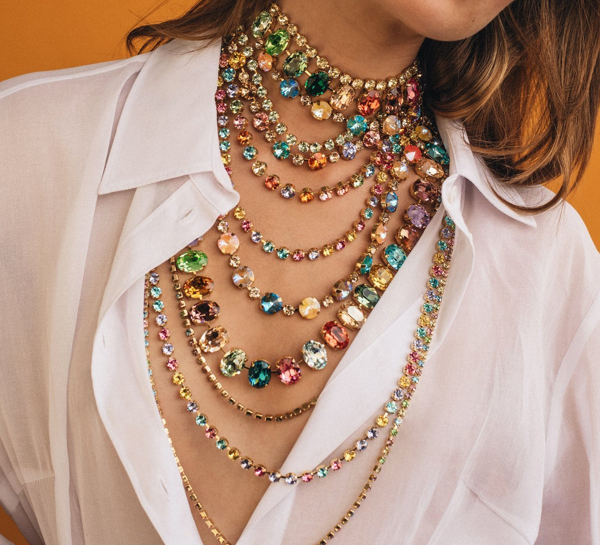 Caroline Svedbom - Kallisto Necklace Rainbow Combo