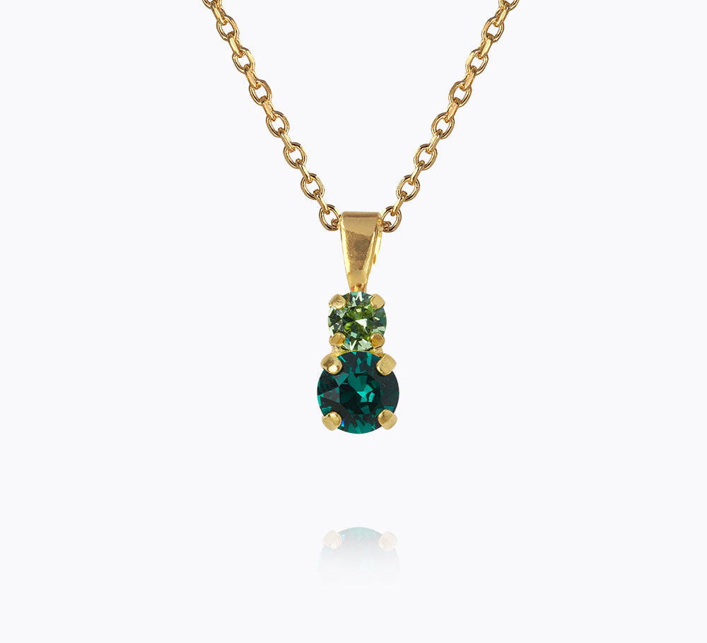 Caroline Svedbom - Leah Necklace Green Combo Gold