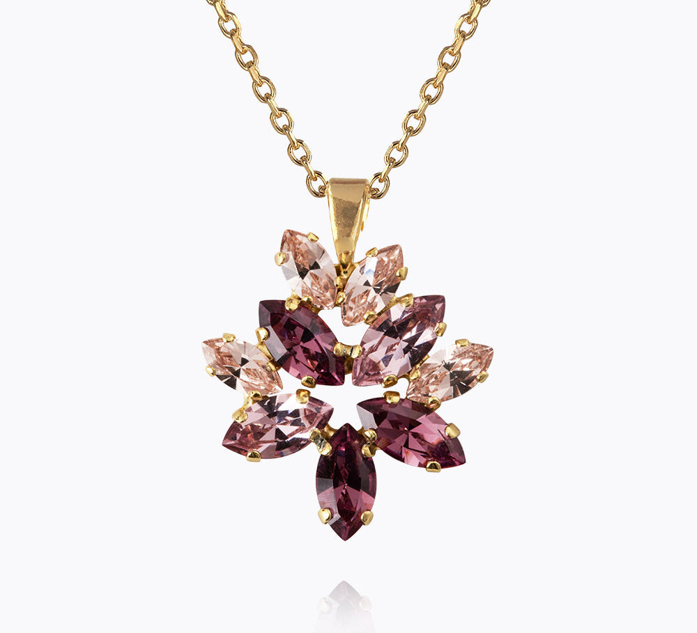 Caroline Svedbom - Melia Necklace Violet Combo Gold