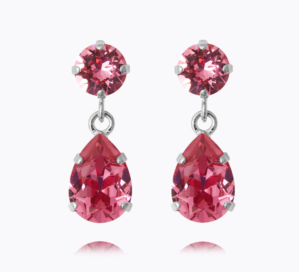 Mini Drop Earrings / Rose