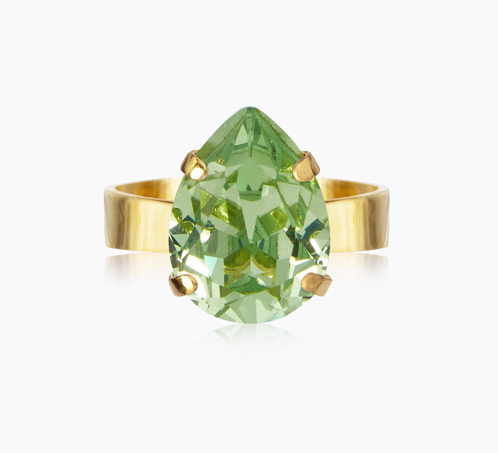 Caroline Svedbom - Mini Drop Ring Mulberry Red Gold