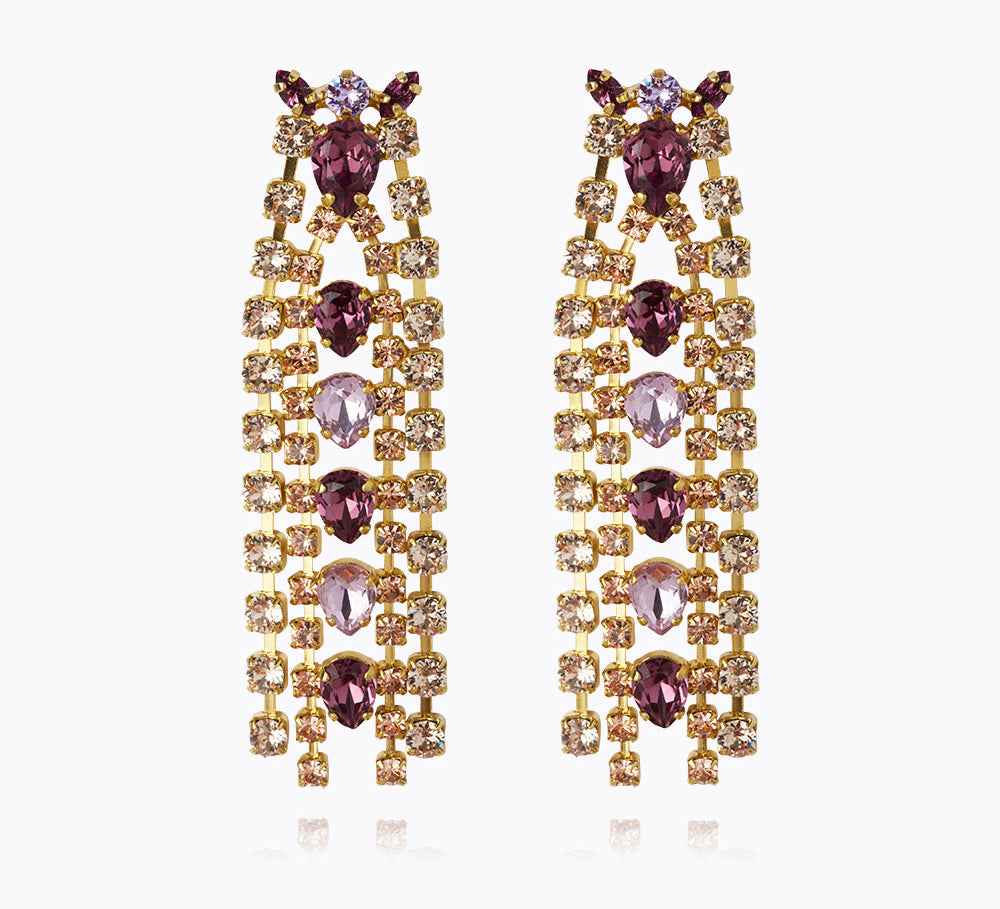 Caroline Svedbom - Mini Penelope Earrings Iris Combo Gold