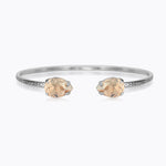 Caroline Svedbom - Petite Drop Bracelet Golden Shadow Rhodium