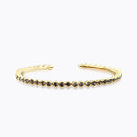 Caroline Svedbom - Siri Bangle Black Diamond Gold