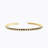 Caroline Svedbom - Siri Bangle Black Diamond Gold