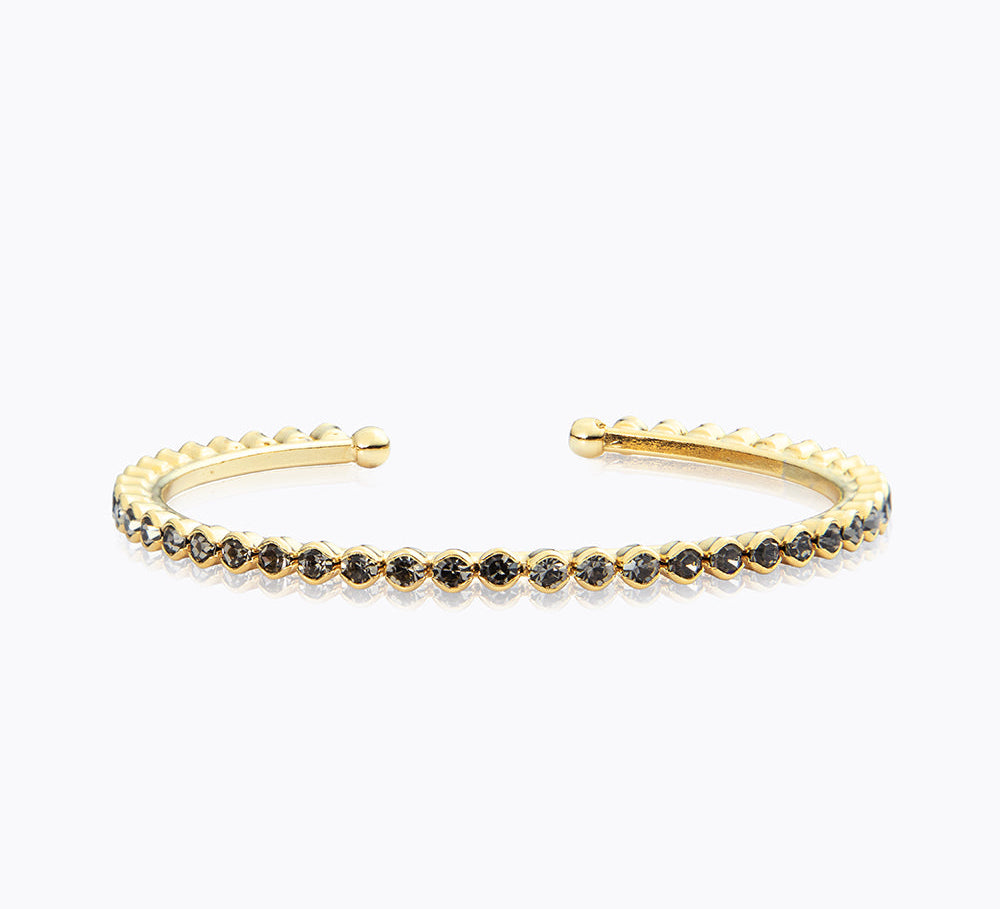 Caroline Svedbom - Siri Bangle Black Diamond Gold