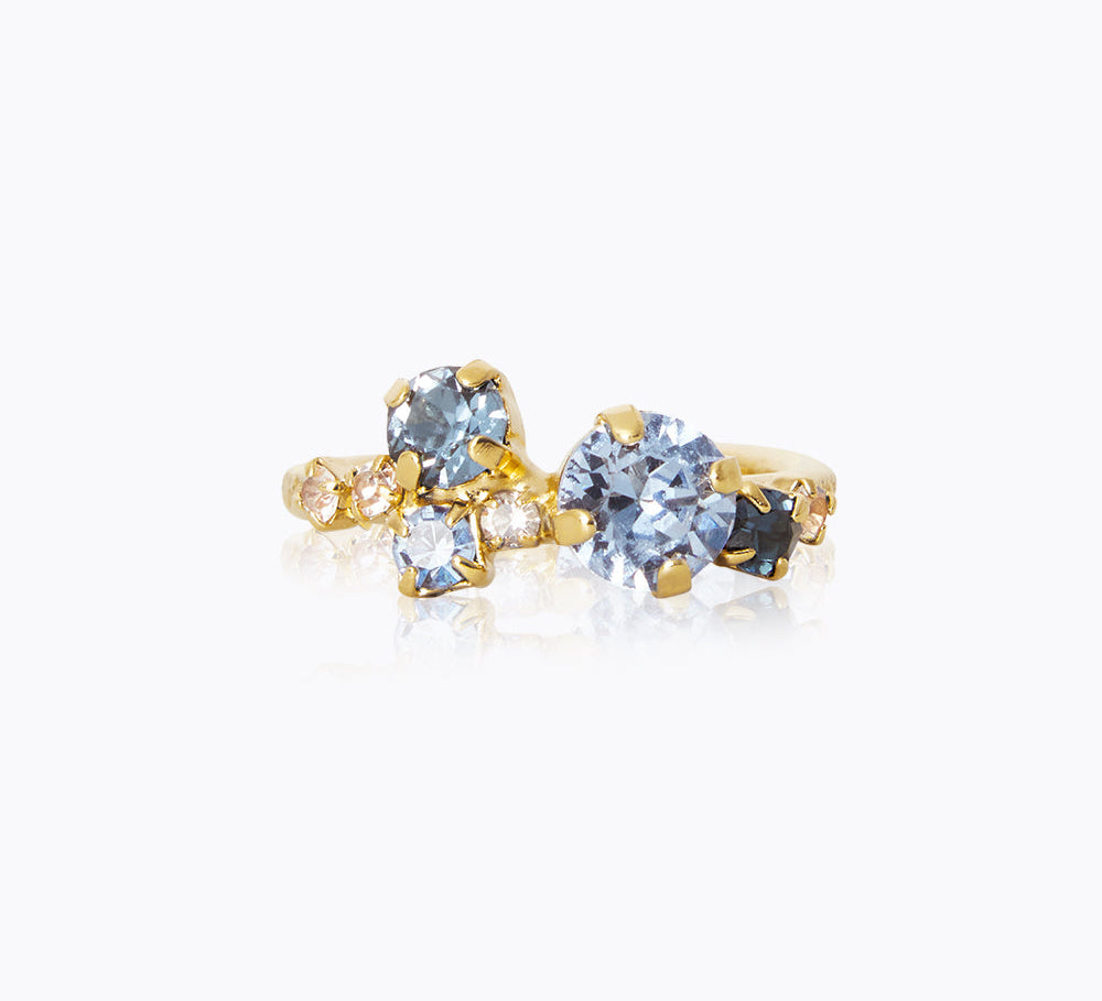 Caroline Svedbom - Stardust Ring Blue Combo Gold