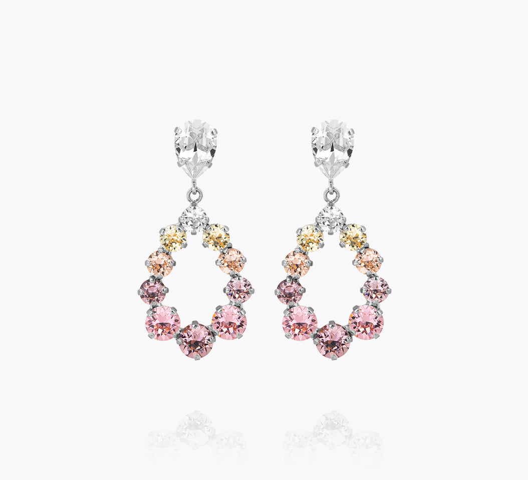 Delia Earrings / Pastel Rainbow Combo