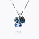 Caroline Svedbom - Ana Necklace Denimblue Combo Rhodium