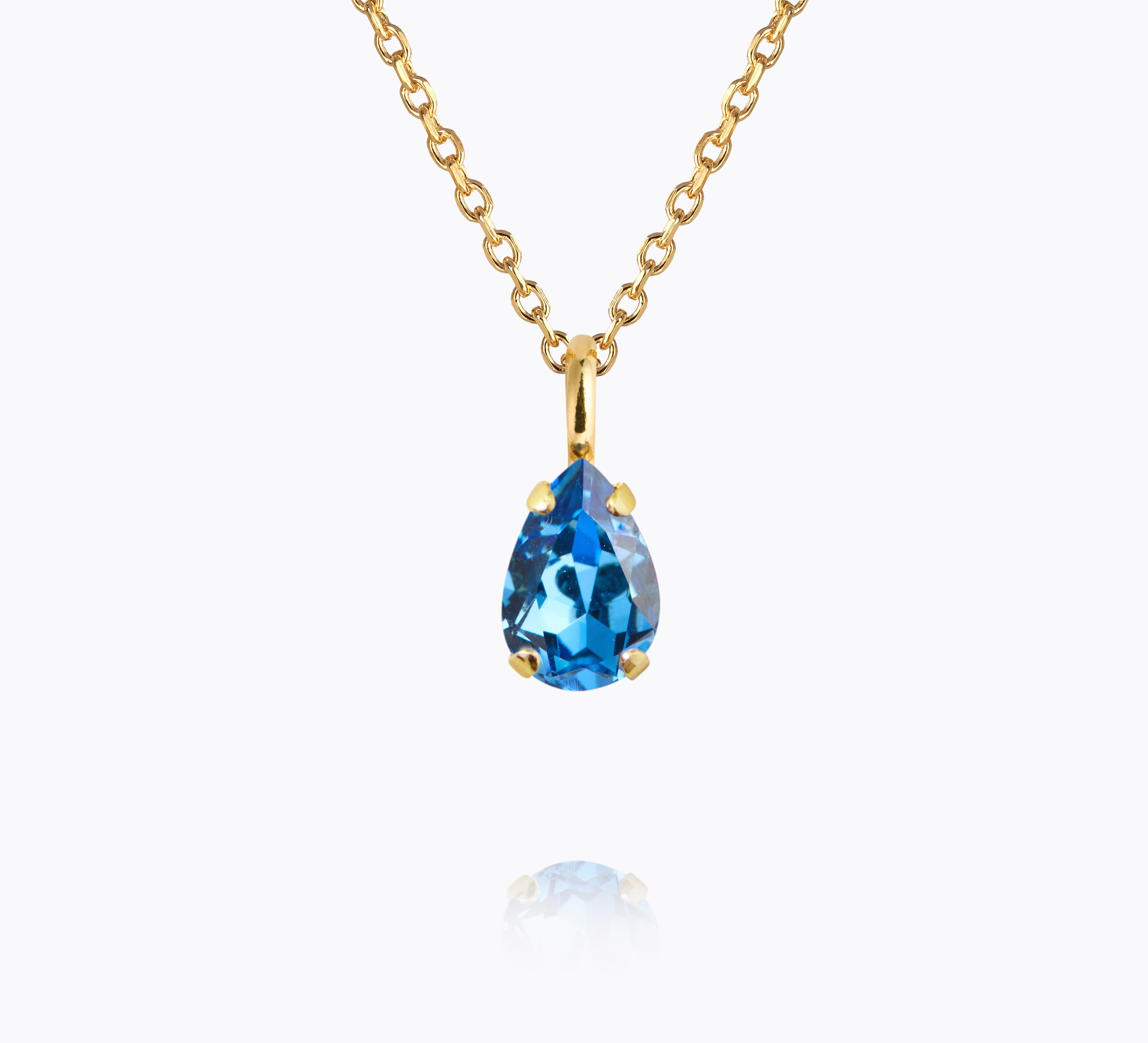 Caroline Svedbom - Amelia Necklace Recreated Iceblue Gold