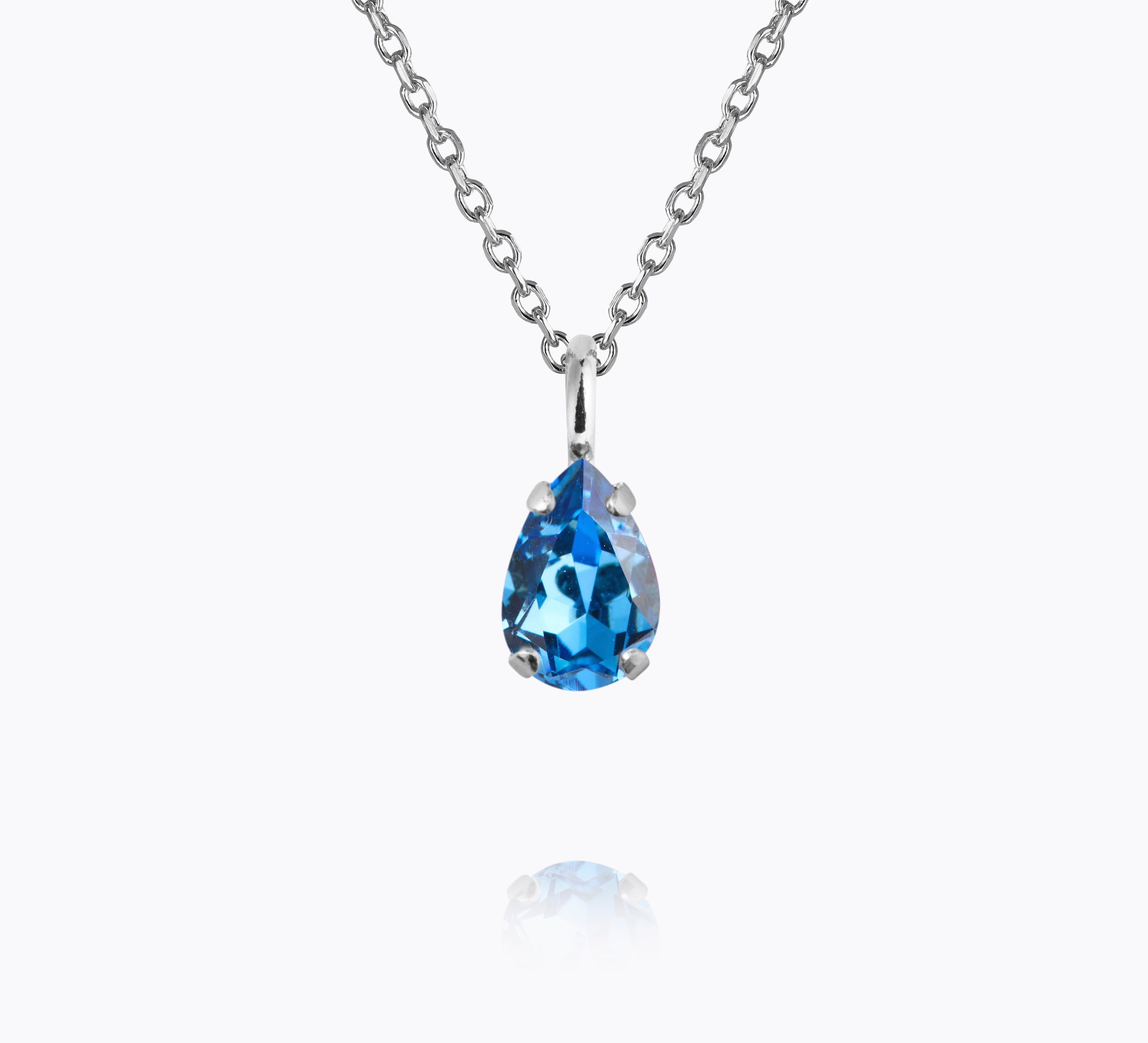 Caroline Svedbom - Amelia Necklace Recreated Iceblue Rhodium