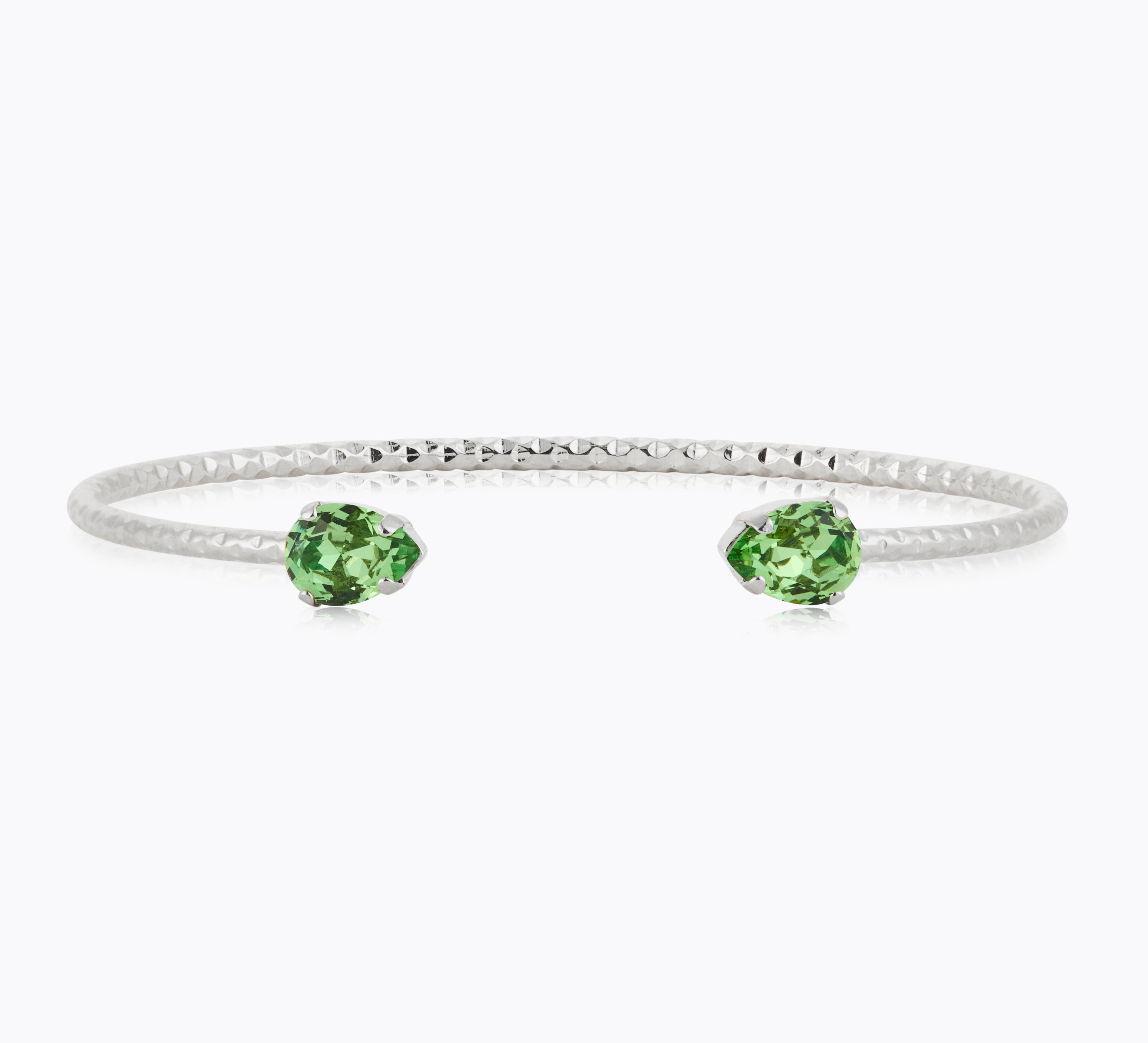 Caroline Svedbom - Amelia Bracelet Recreated Peridot Rhodium