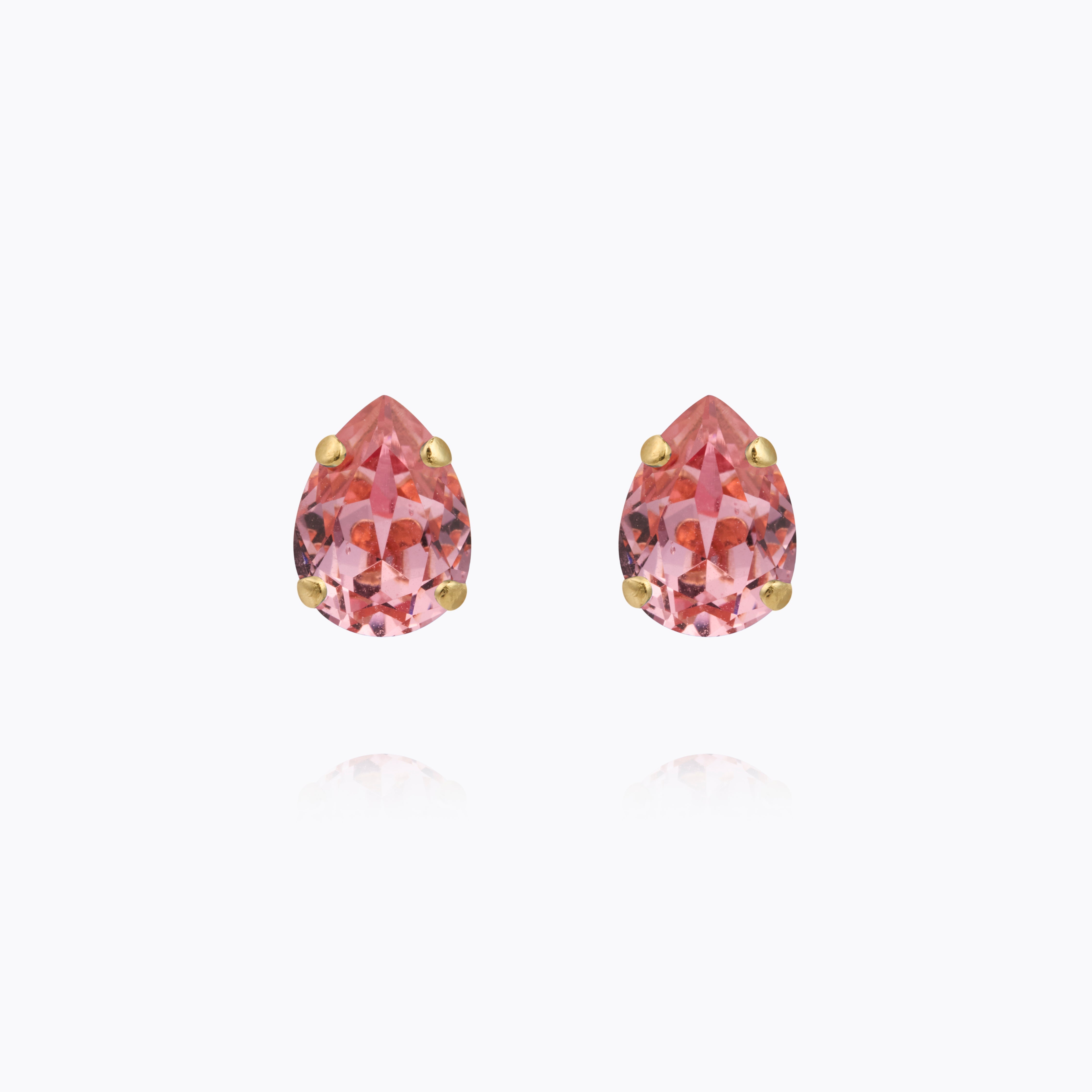 Caroline Svedbom - Amelia Stud Earrings Light Rose Gold