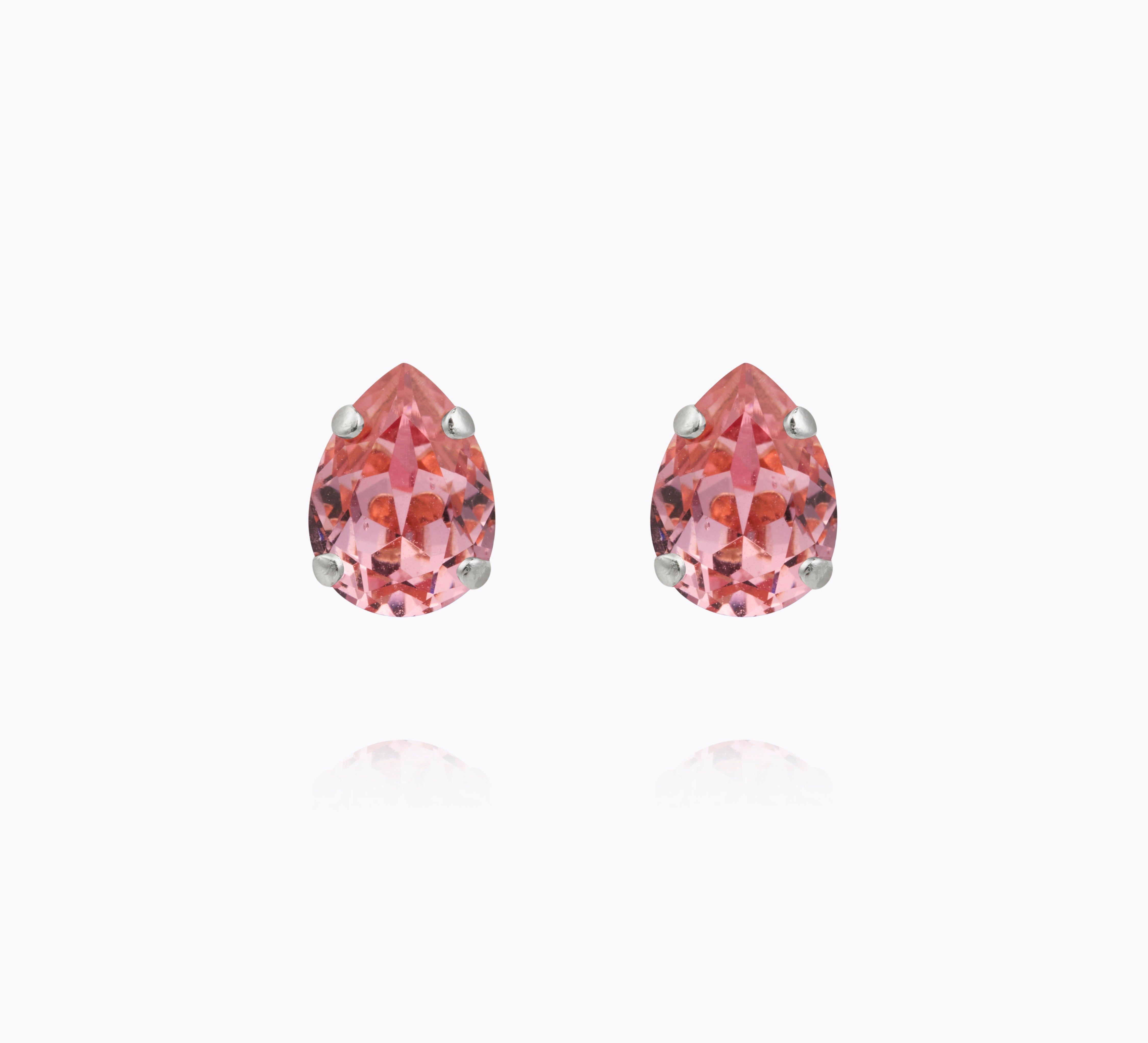 Caroline Svedbom - Amelia Stud Earrings Light Rose Rhodium